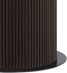 Eettafel Brown Walnut Congo ⌀120  x H76 cm
