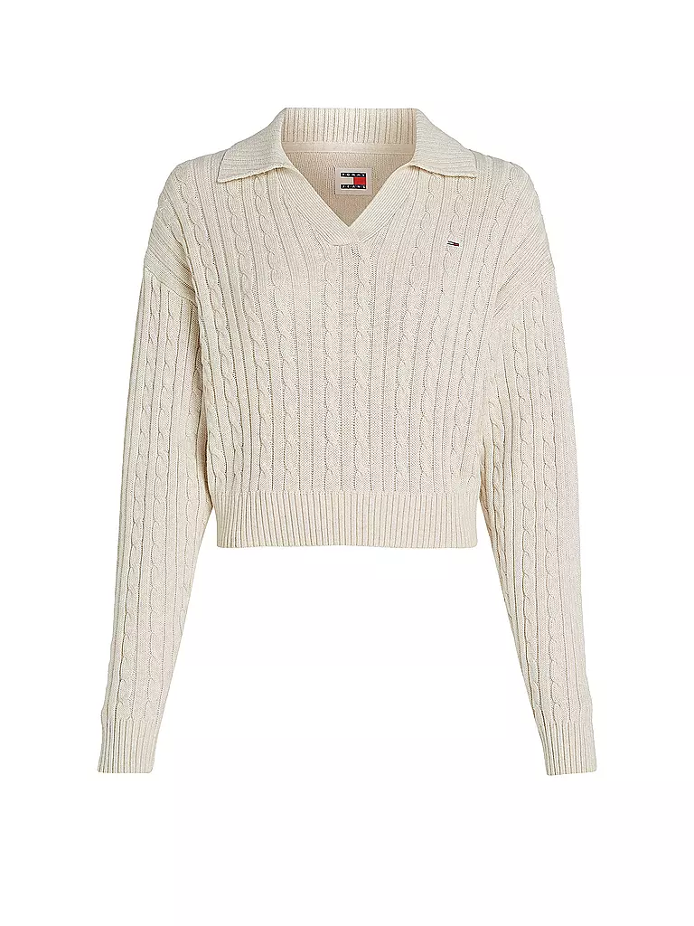 TOMMY JEANS Trojer Pullover creme