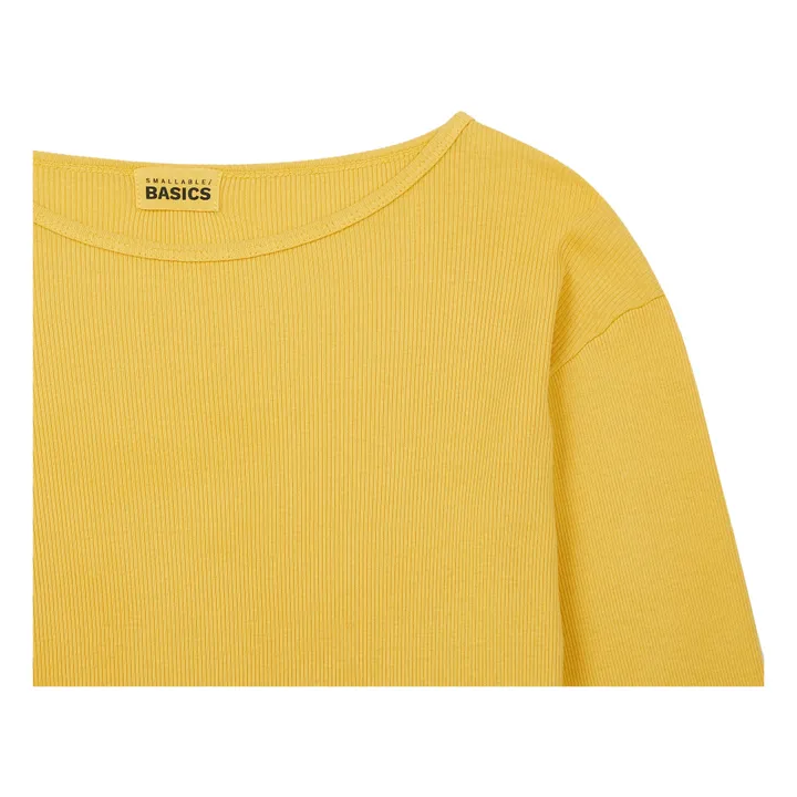 SMALLABLE BASICS T-Shirt Côtelé Coton Bio | Miel