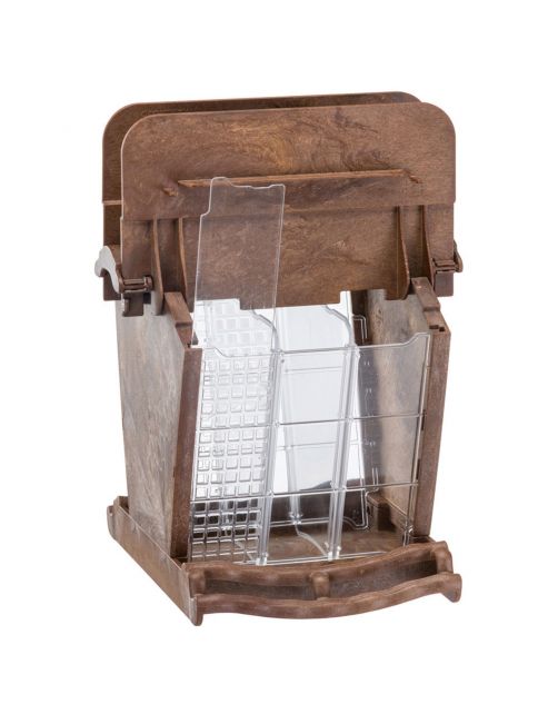 Ferplast Voedersilo Jok 1 - Voersilo - 23.5x26x23 cm Bruin