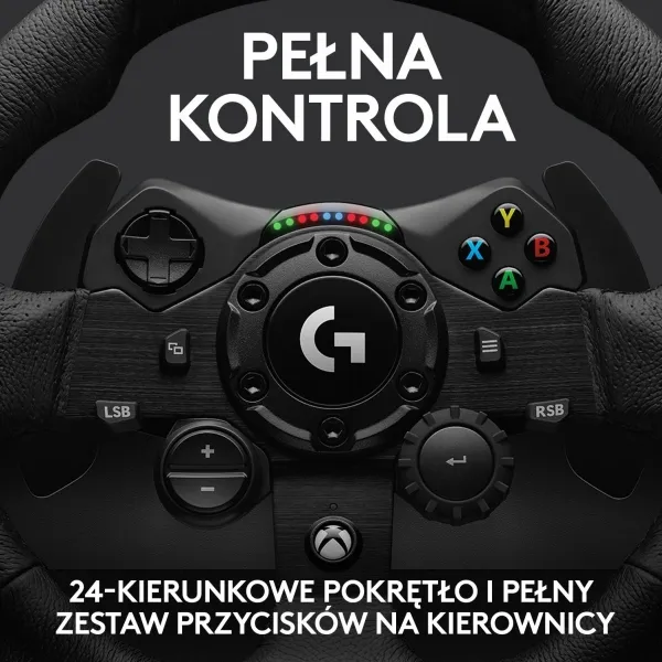 Logitech® | G923 - Rat og pedalsæt - kabling - for PC, Microsoft Xbox One