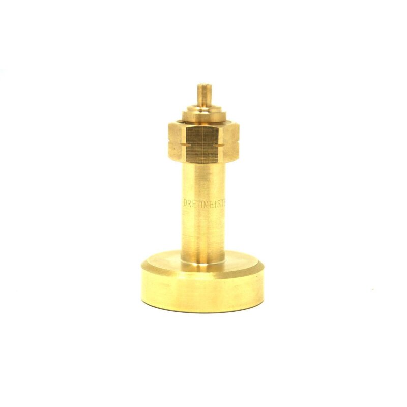 DREHMEISTER DISH LPG Adapter, Gasflaschen Adapter zum Befüllen von Gasflaschen W21,8x1/14 Zoll LH - 92mm