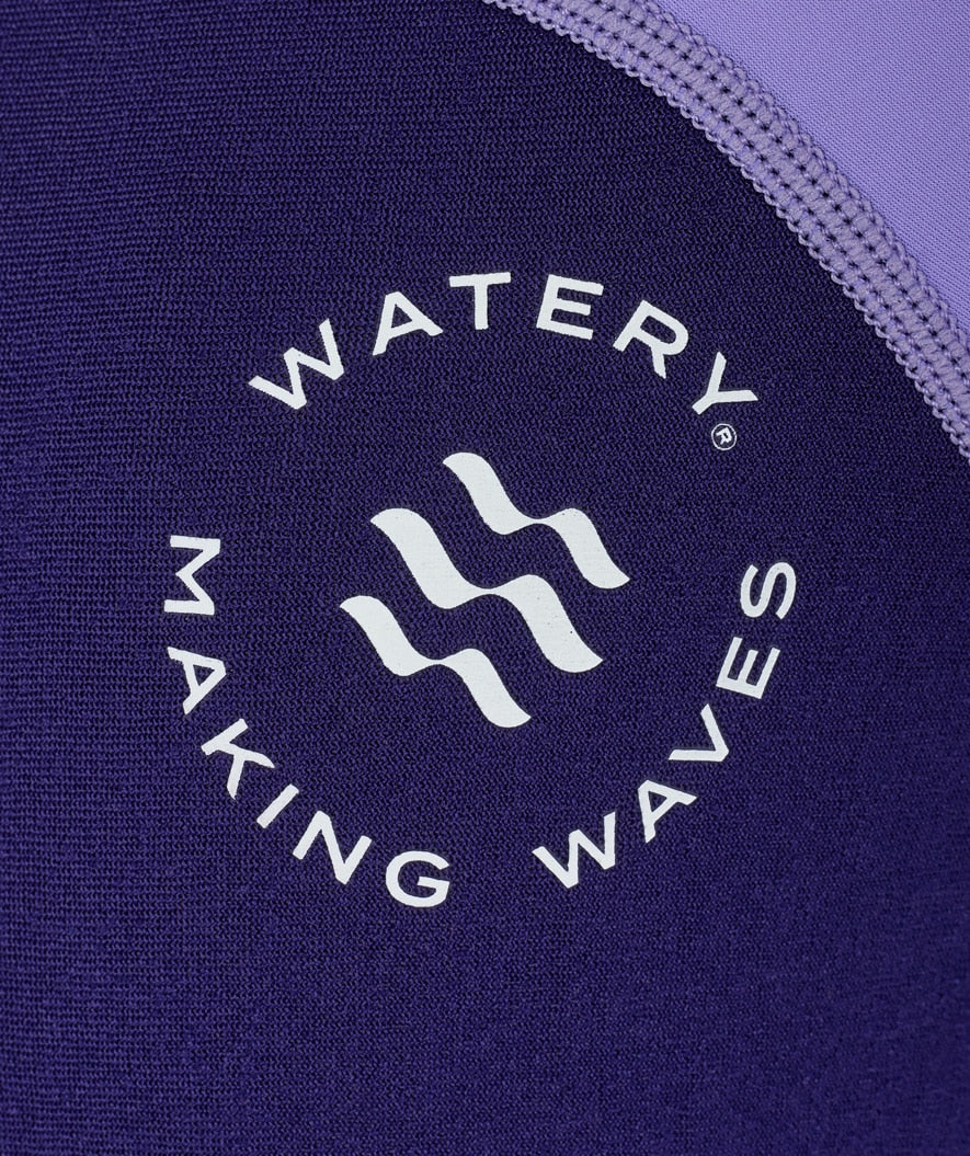 Watery UV våddragt til børn - Calypso Langærmet - Lilla