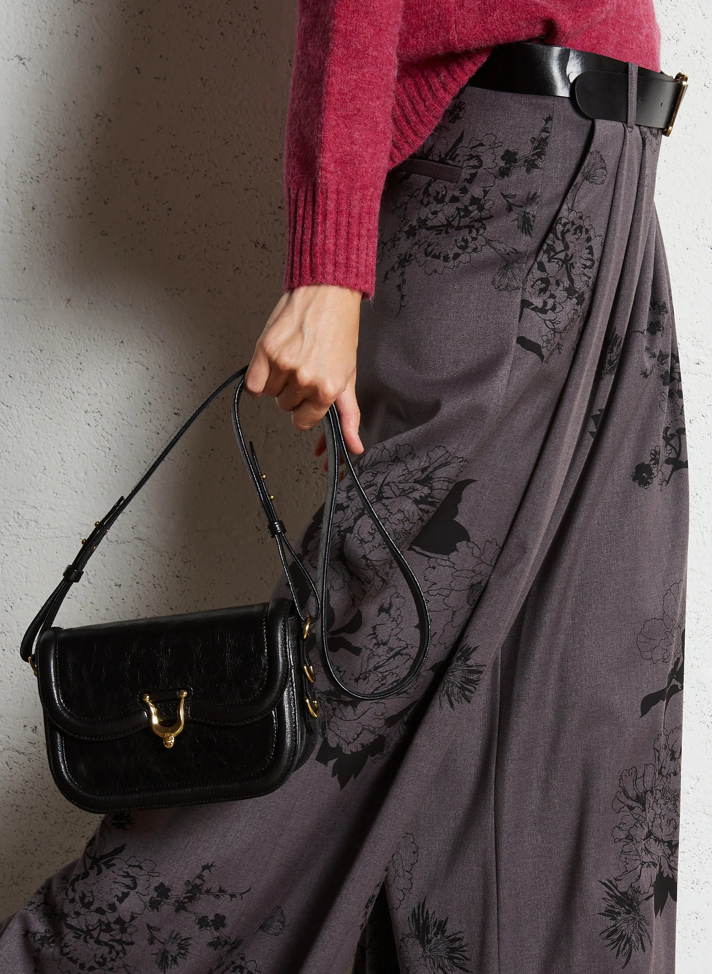 MINI MANON - Mini sac bandoulière en cuir | Noir