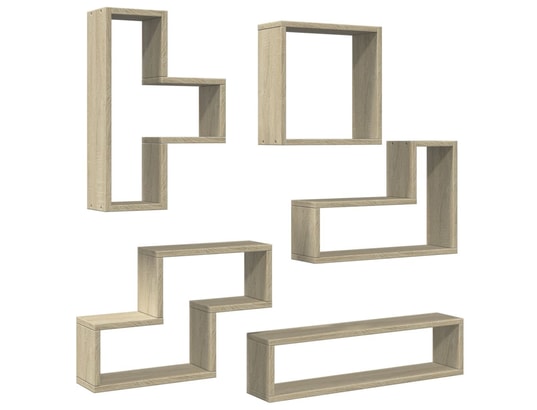 VIDAXL - Etagère murale étagère murale chêne sonoma 96x12x64 cm bois d’ingénierie