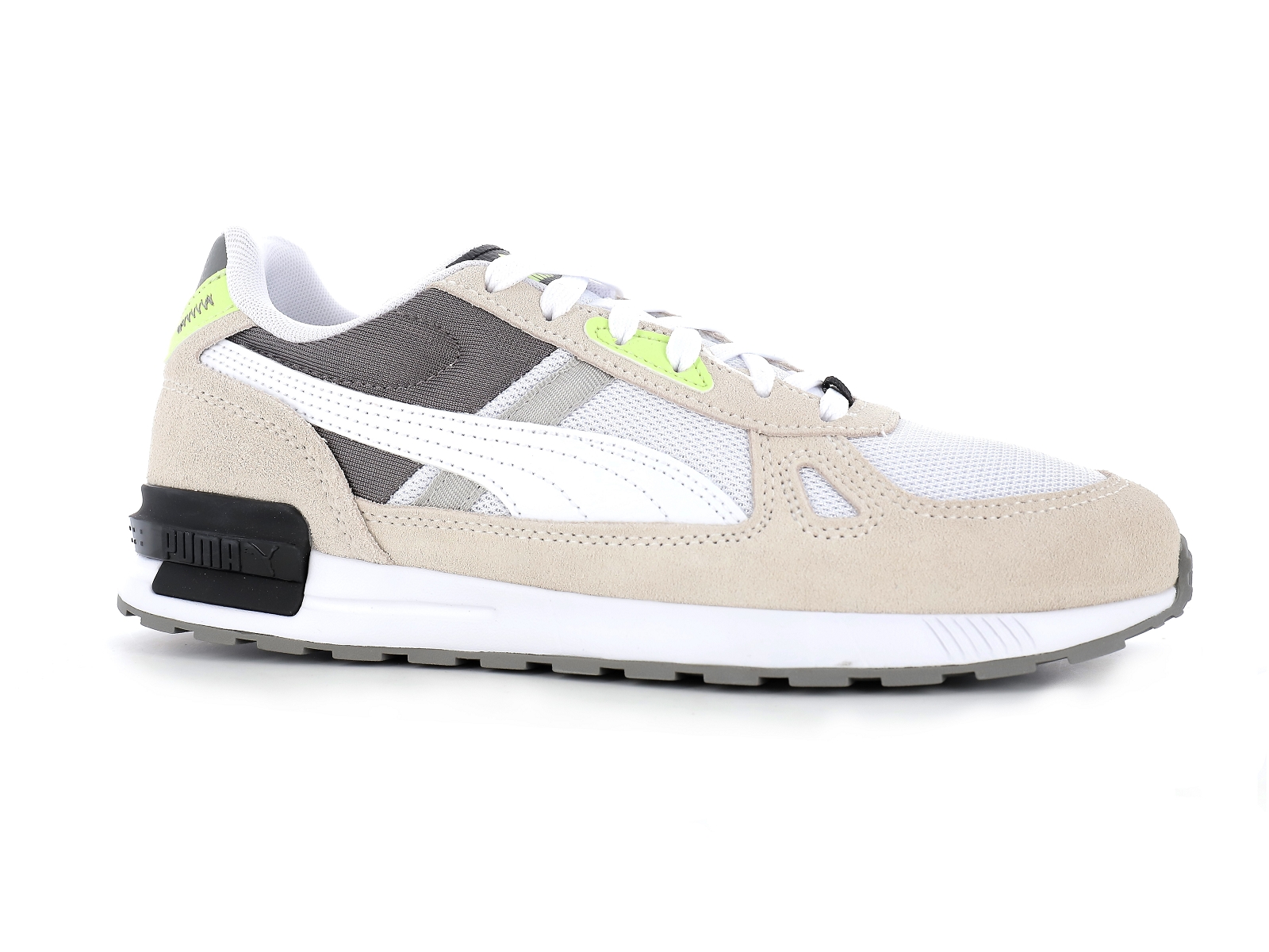 Puma-380736 Synthétique Blanc-Jaune