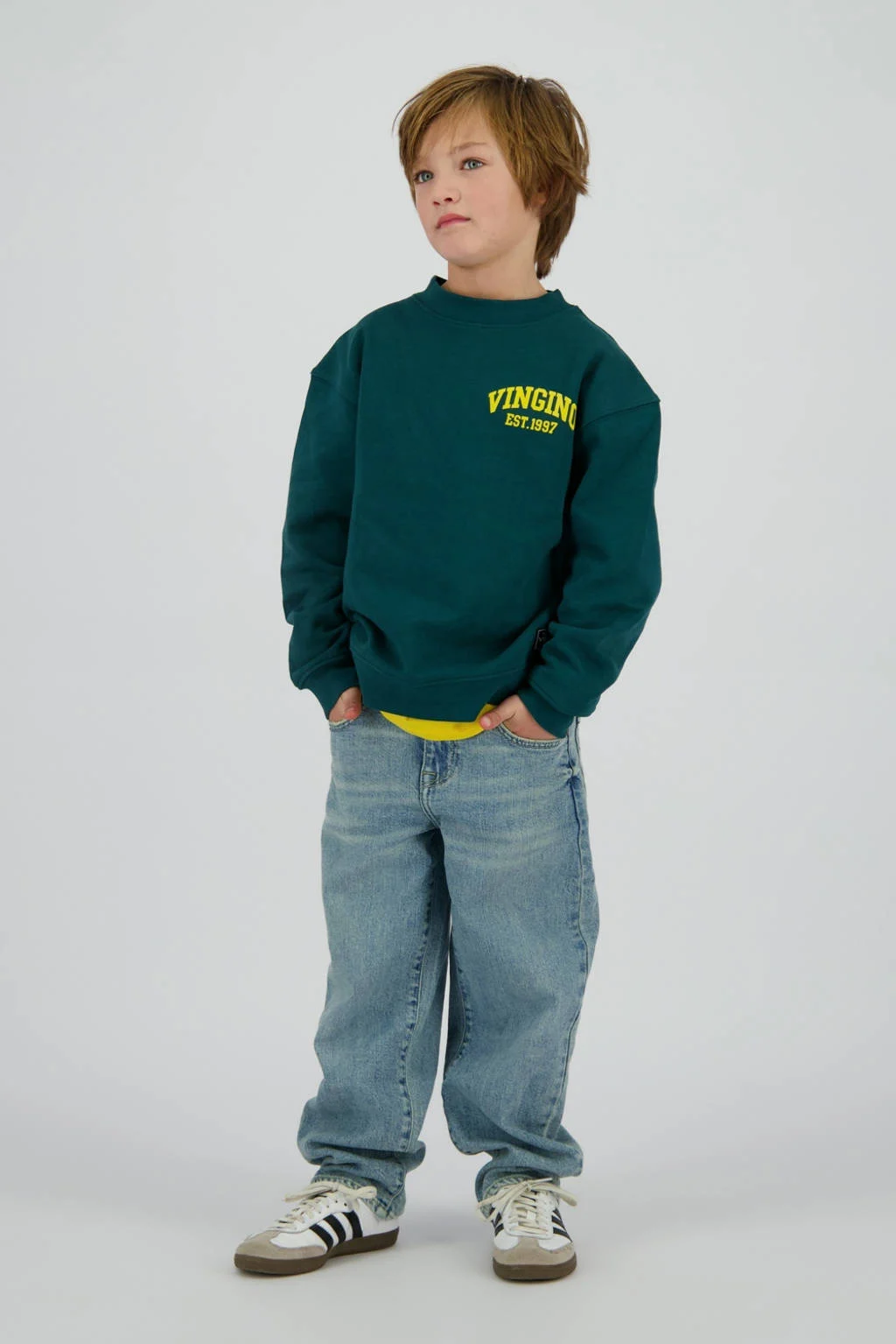 Vingino sweater donkergroen