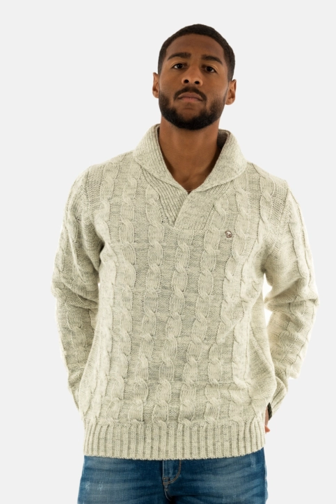 Pull hiver Benson & Cherry fable beige