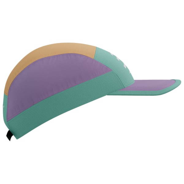 Casquette trail COMPRESSPORT 5 PANEL LIGHT CAP SALMON BUFF/LUPINE PURPLE