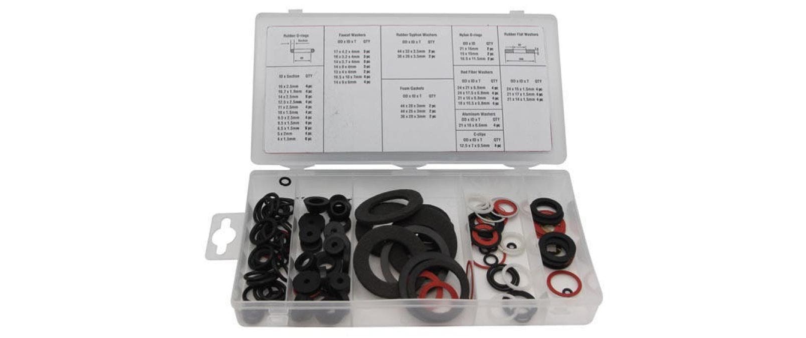 Dichtungsring HAS01 125 StückDichtungsringe-Set, 125-teilig