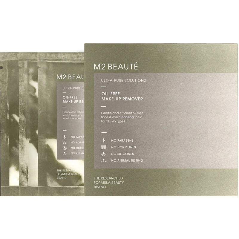 M2 Beauté Ultra Pure Solutions Oil-Free Make-Up Remover 2 ml - 7 Pieces