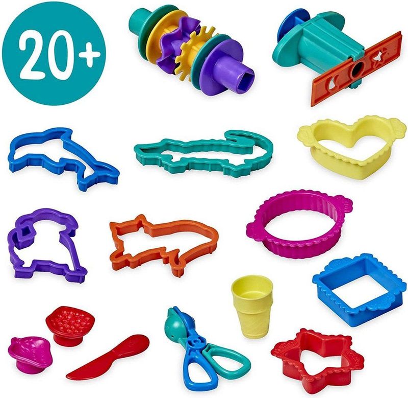 Play-Doh - Knutselset - Multikleur - Inclusief Opbergkoffer en Gereedschap