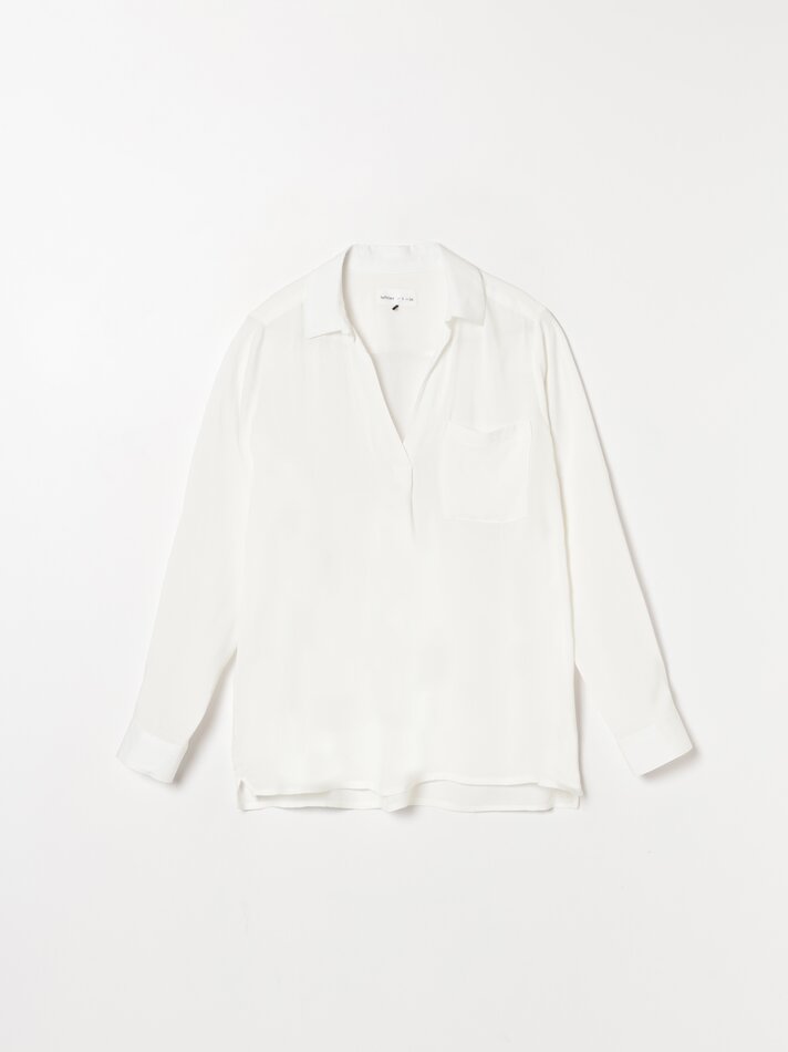 Camisa fluida de padeiro - Crua