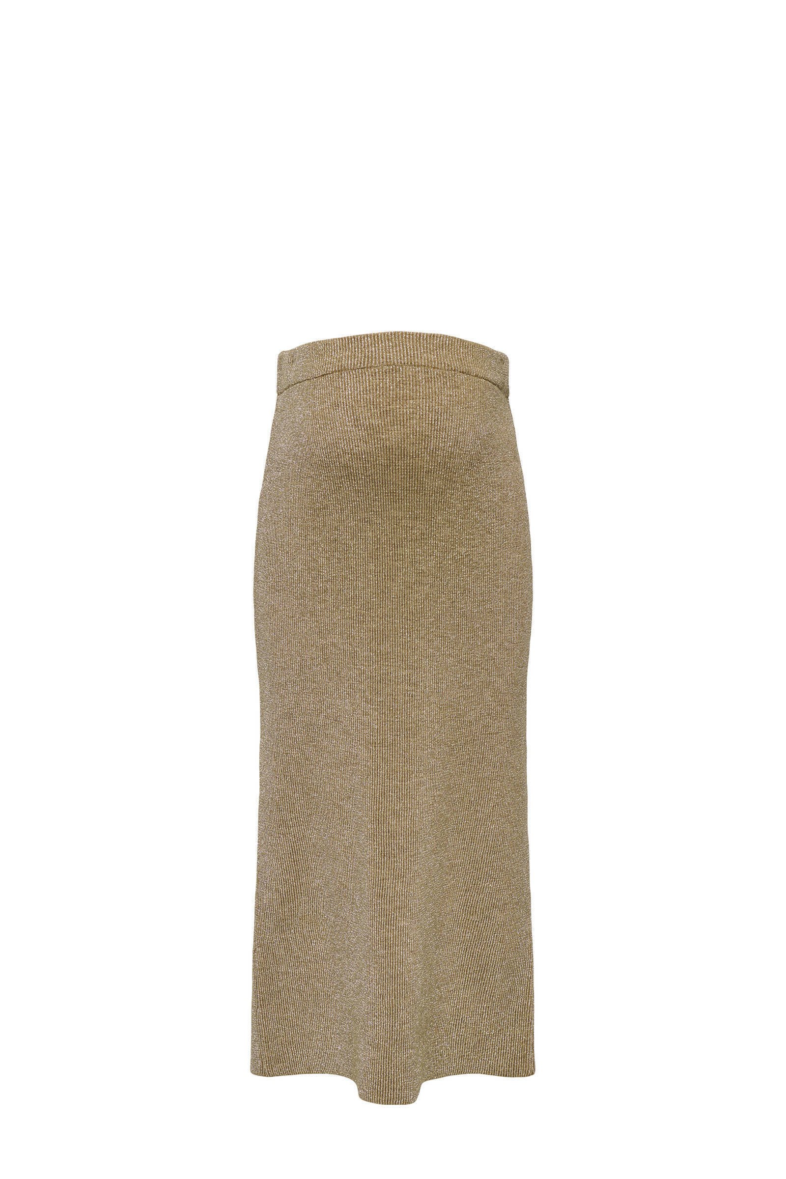 ONLY MATERNITY zwangerschaps midi rok glitter camel