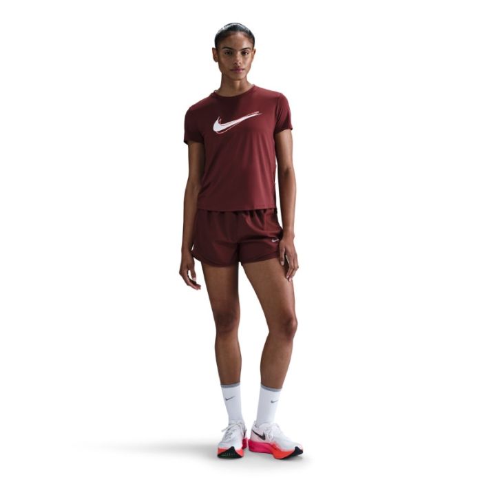 Nike Dame T-shirts One Swoosh Dri-Fit Short Sleeve Top Rød