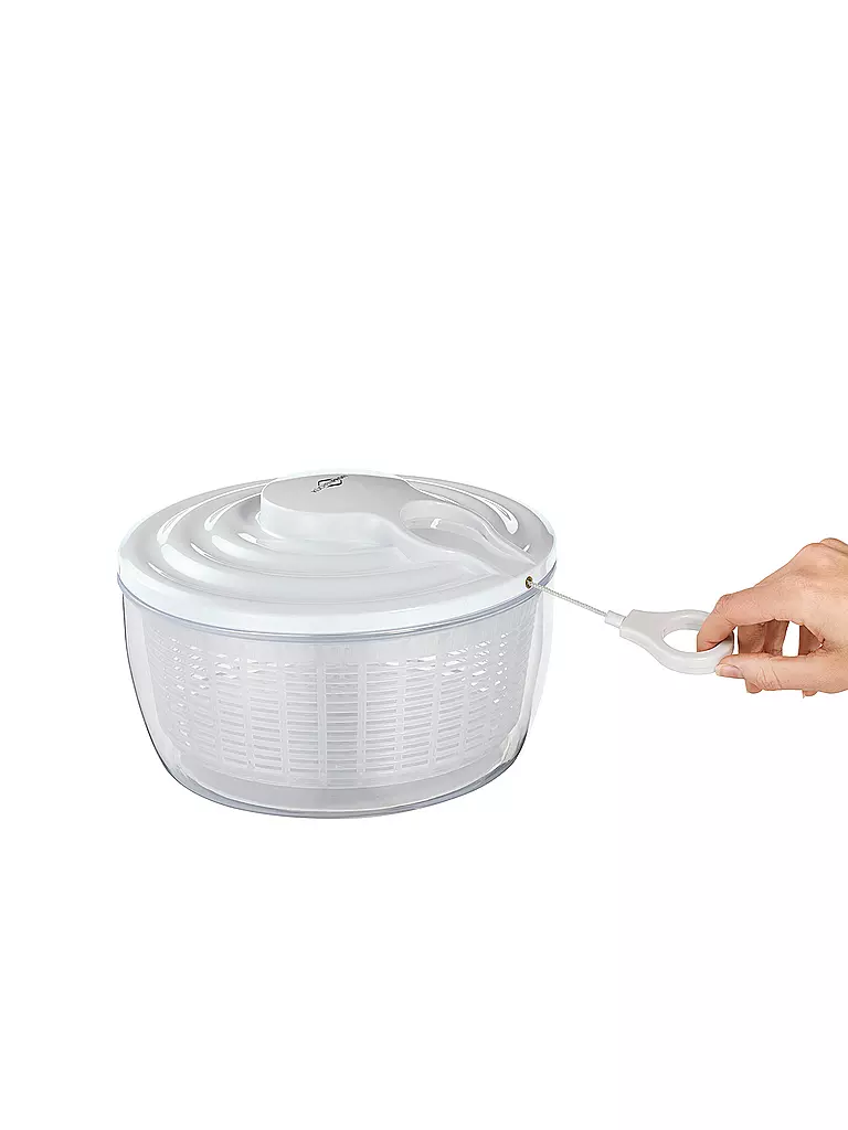KÜCHENPROFI tschleuder WAVE 24cm Kunststoff / Weiss weiss