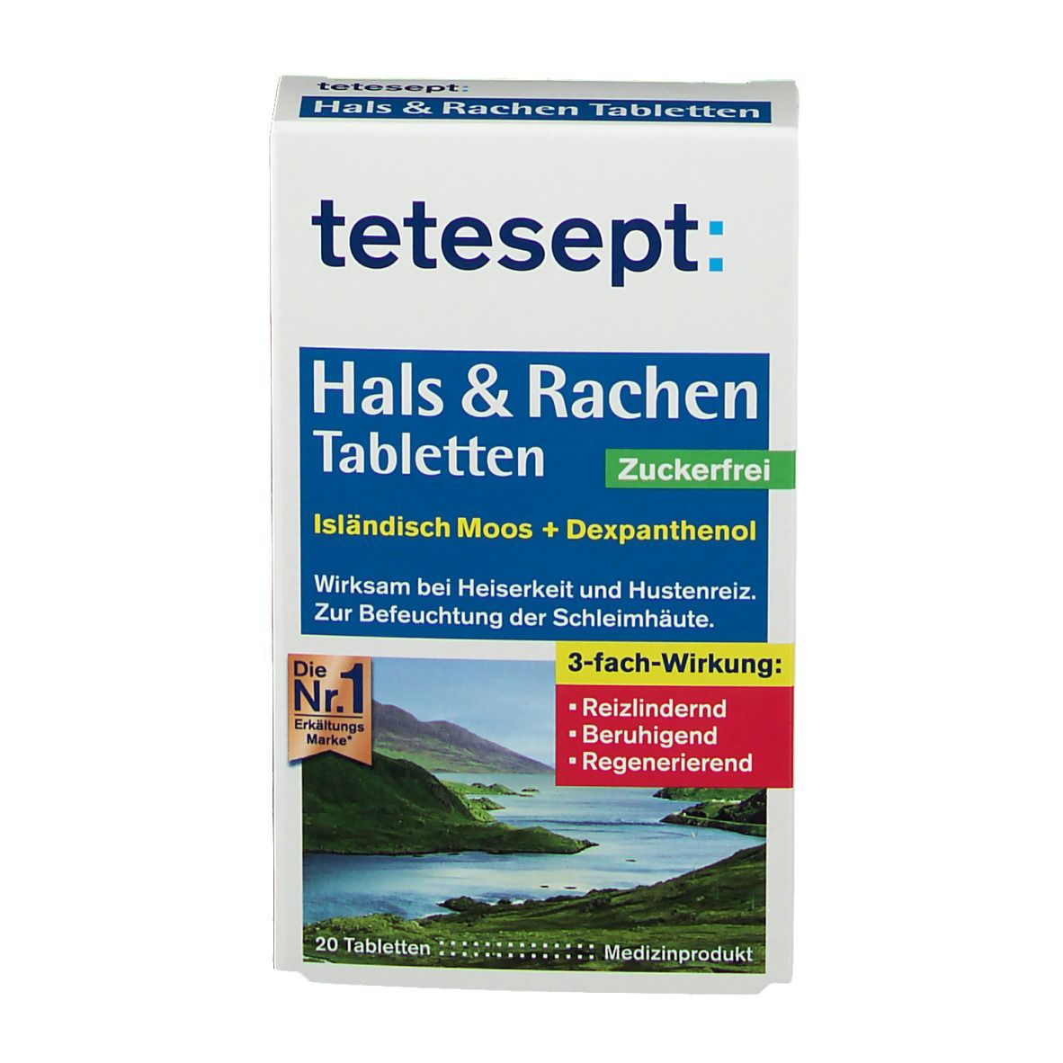 tetesept® Hals & Rachen Tabletten Zuckerfrei