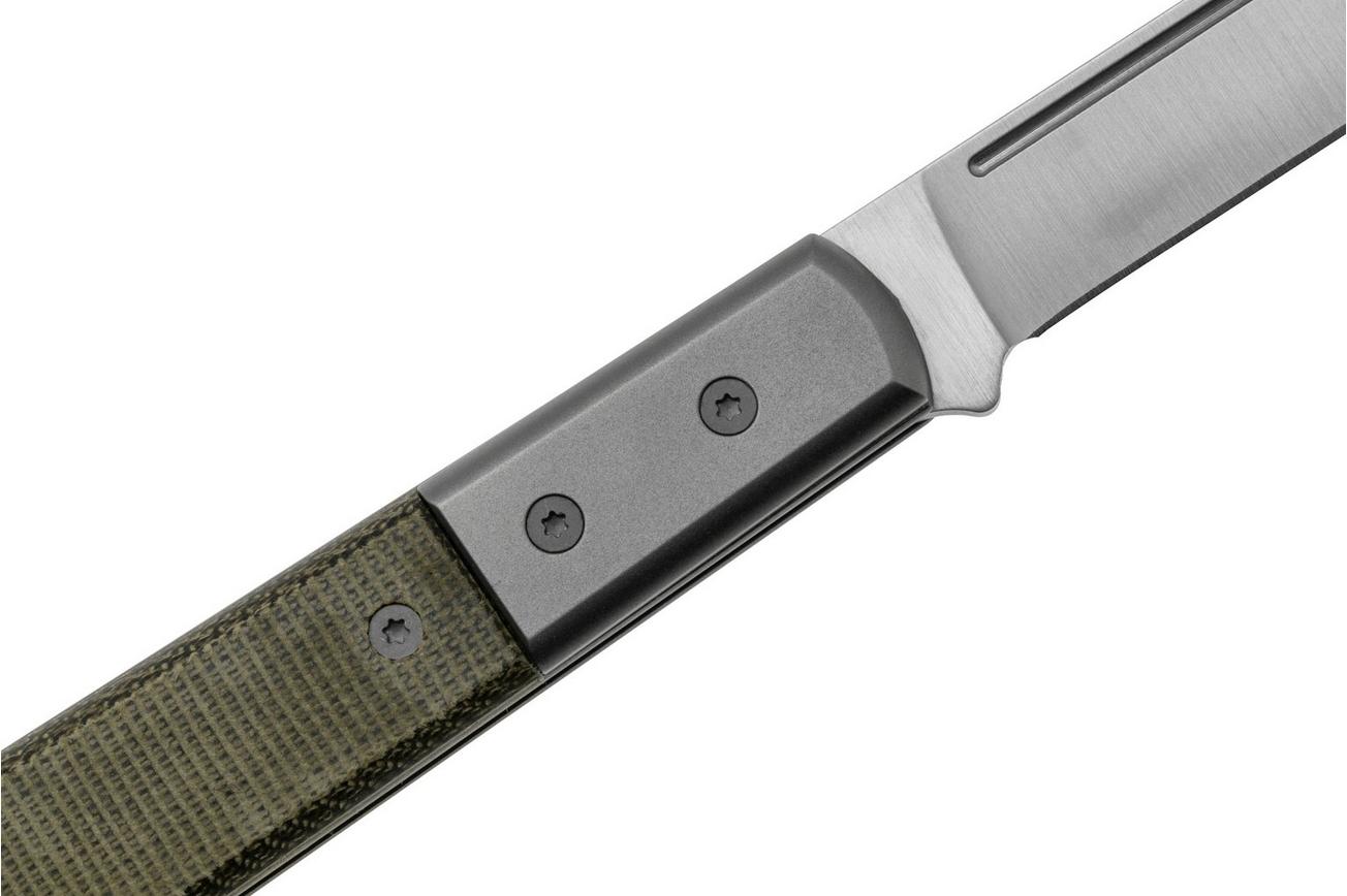 LionSteel Dom Barlow CK0115-CVG Green Canvas Micarta, zakmes