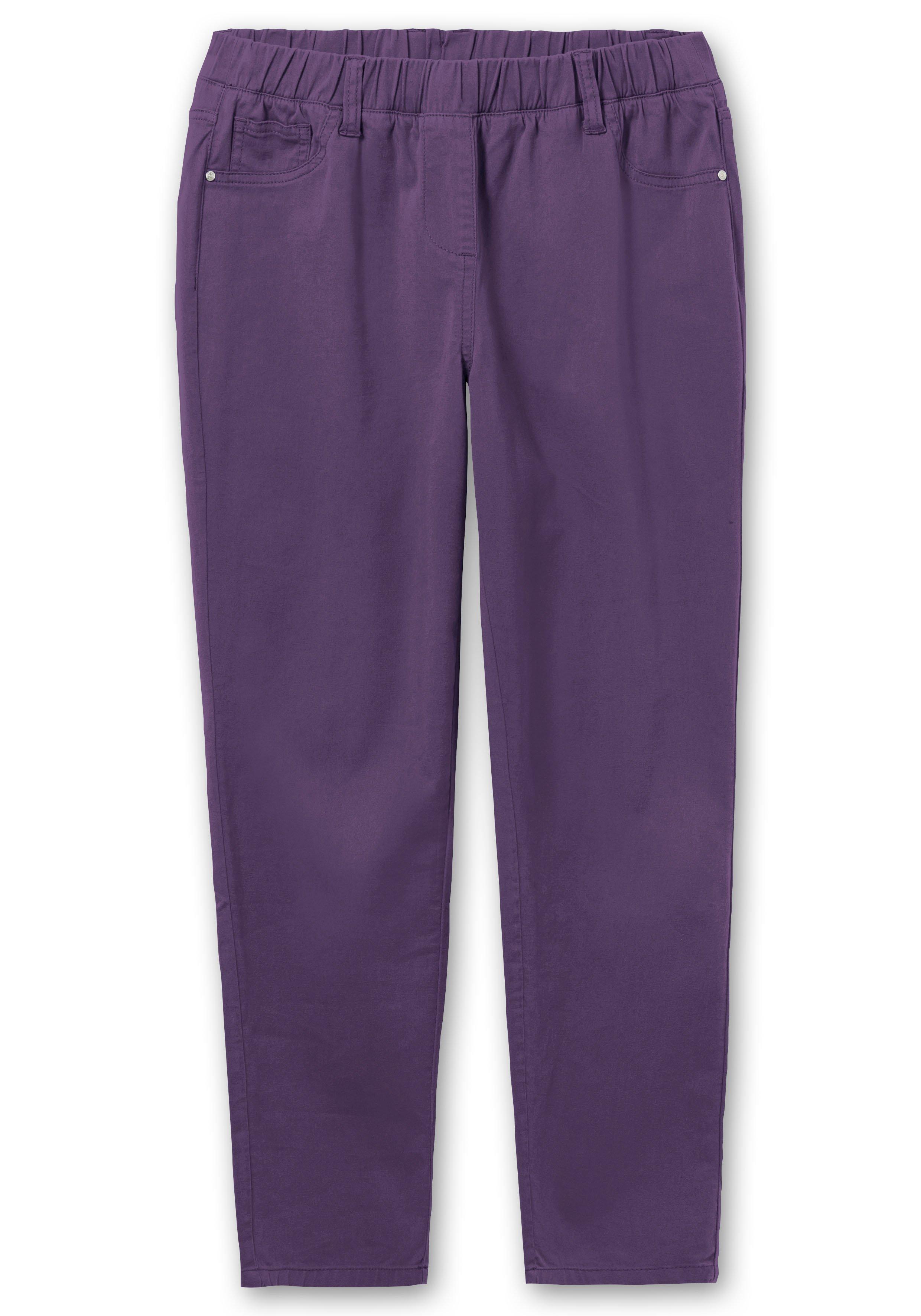 Twillhose mit Schlupfbund, in schmaler Beinform