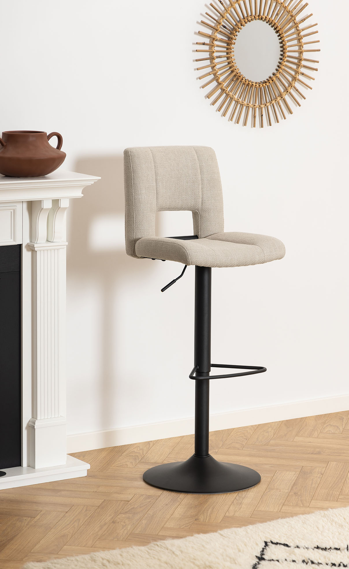 Barkruk Njor beige - set van 2