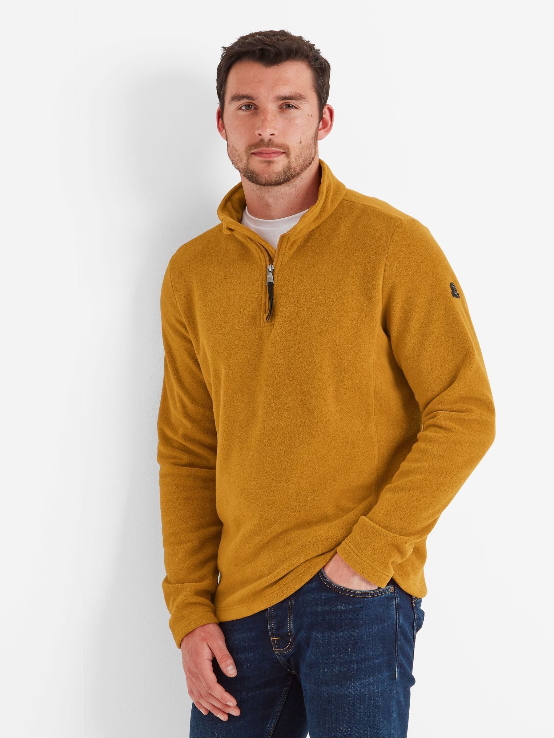 Bruin - Tog 24 - Revive damesfleece met kwart ritssluiting