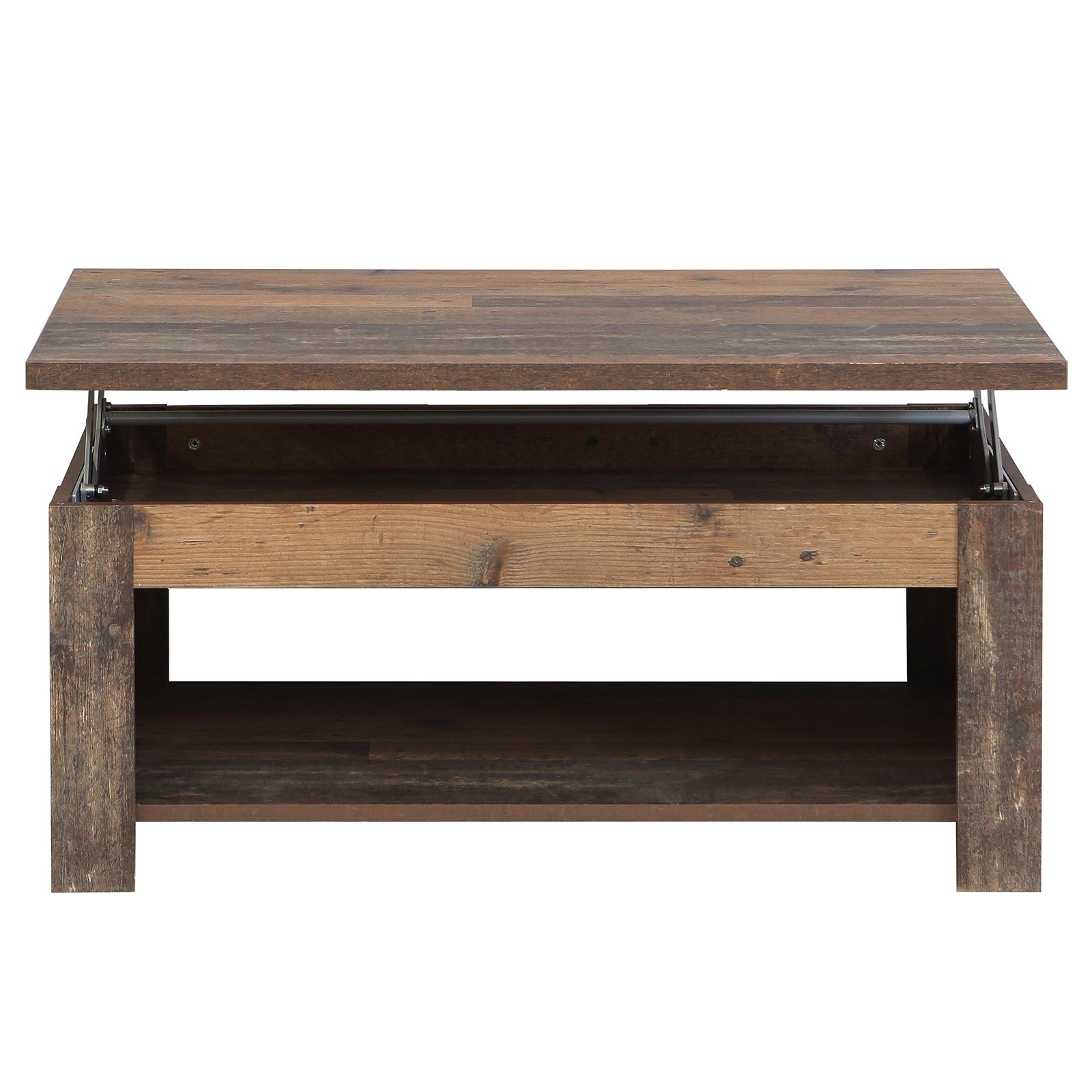 Couchtisch - Old Wood Vintage - hochklappbar