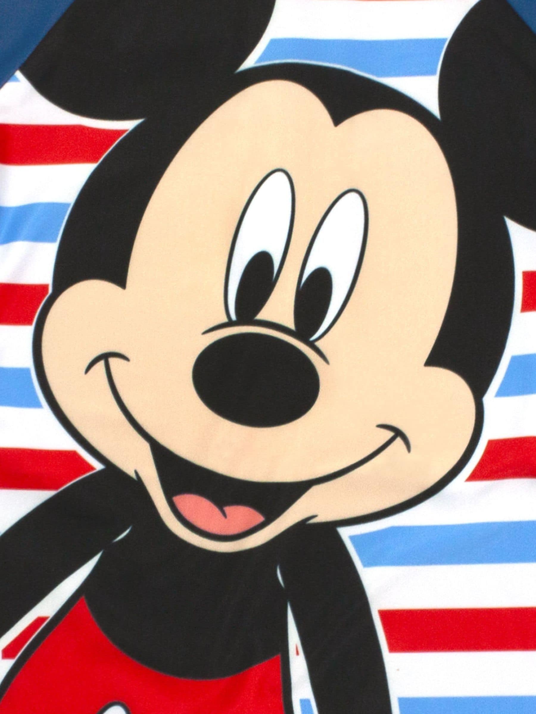 Vanilla Underground jongensbadpak met korte mouwen en gelicentieerde Disney Mickey Mouse-print