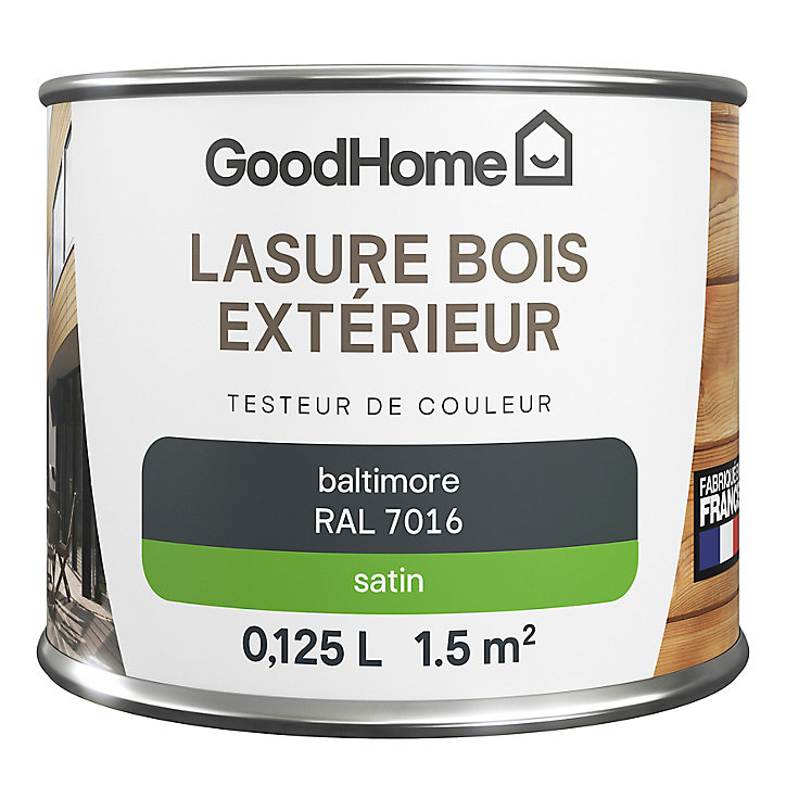 Lasure extérieure Baltimore satin 8 ans GoodHome 125ml