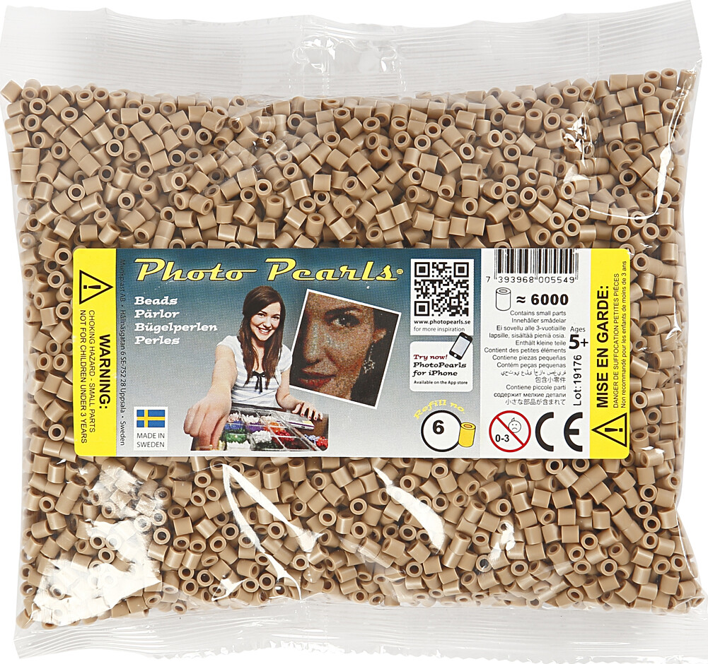 Photopearls - Medium - Beige 6 - 6000 Stk. - Nabbi Fotoperler