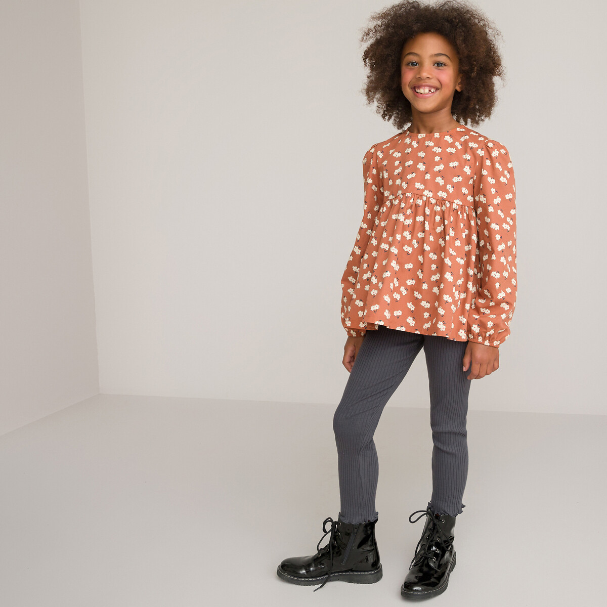 COLEÇÃO LA REDOUTE<br>Conjunto de 2 peças, blusa e leggings