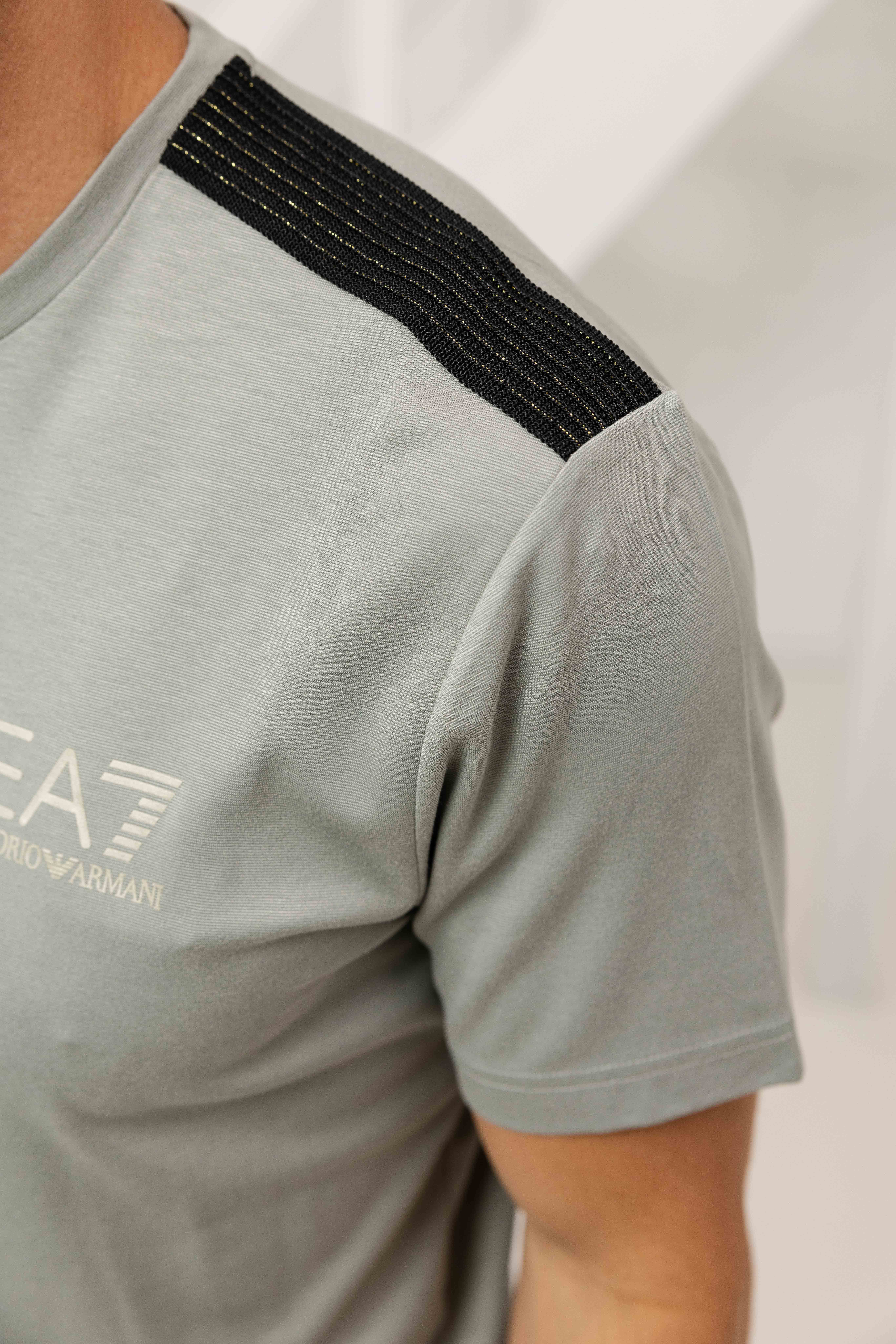 EA7 Emporio Armani 7M000299 T-Shirt Heren Lichtgroen