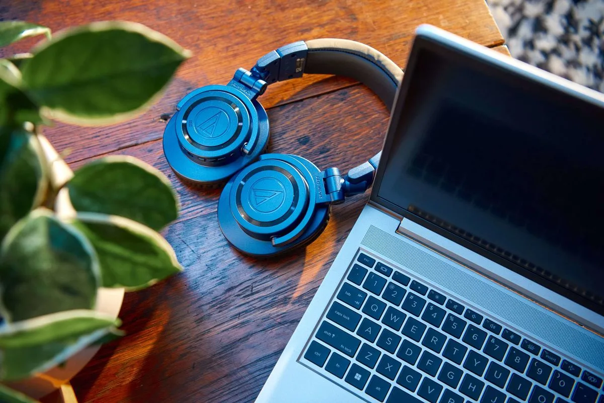 Audio-Technica ATH-M50xBT2 Bleu Casques Bluetooth