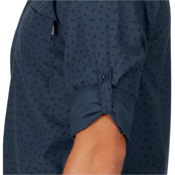 Chemise randonnée REGATTA MINDANO V LS BLUE WING SMALL FLORAL