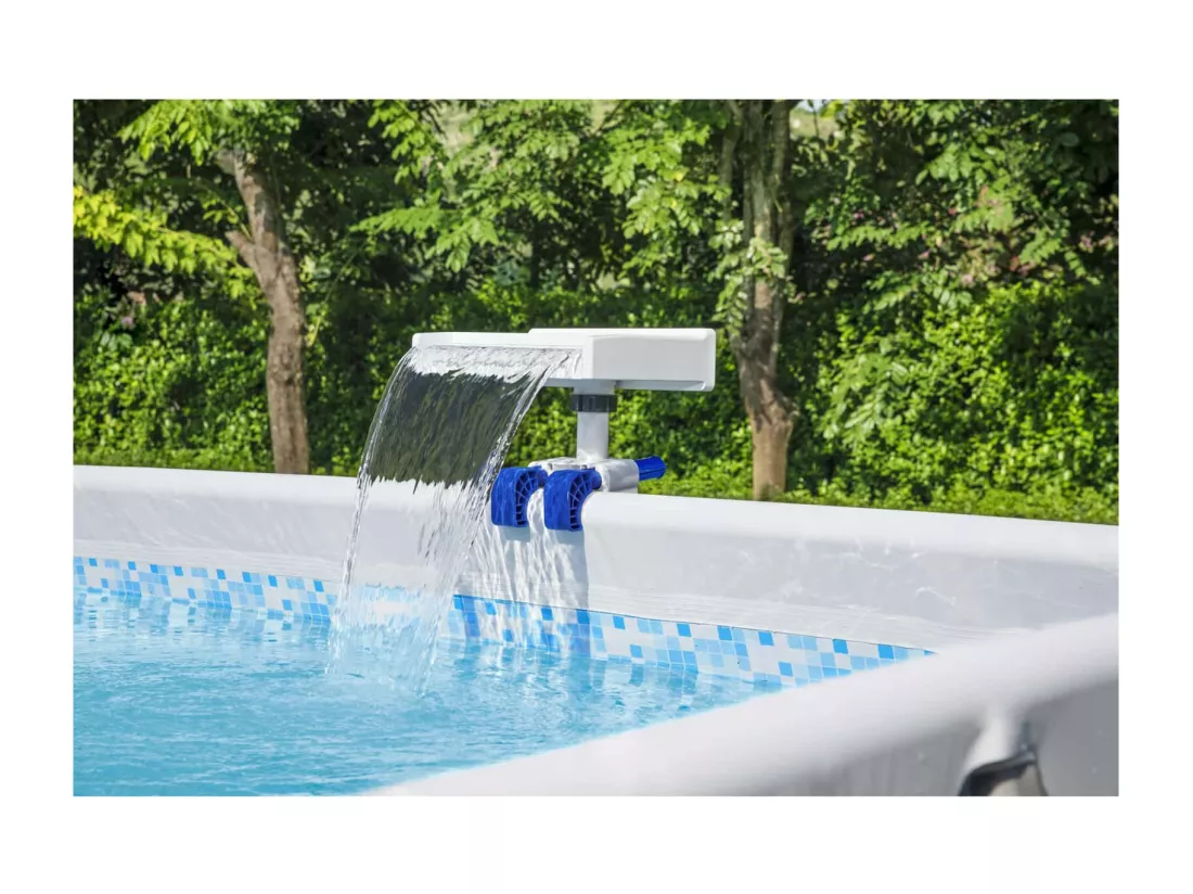 Cascade pour Piscines Tubulaire Bestway avec Lumière LED 34x24x32 cm