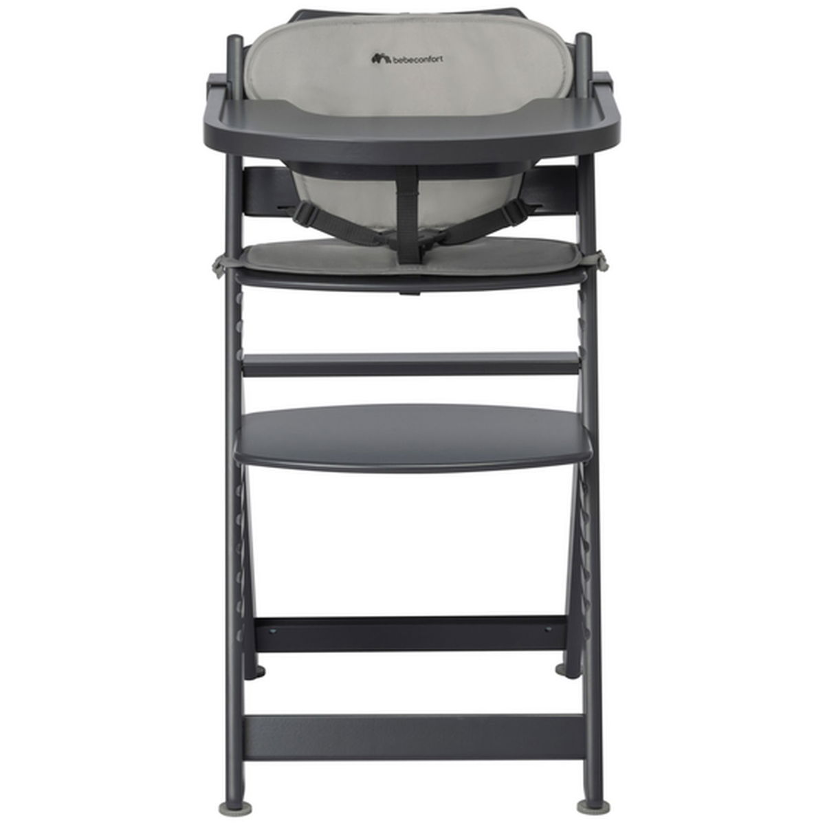 bebeconfortbebeconfort   Timba Hochstuhl mit Kissen mineral graphite