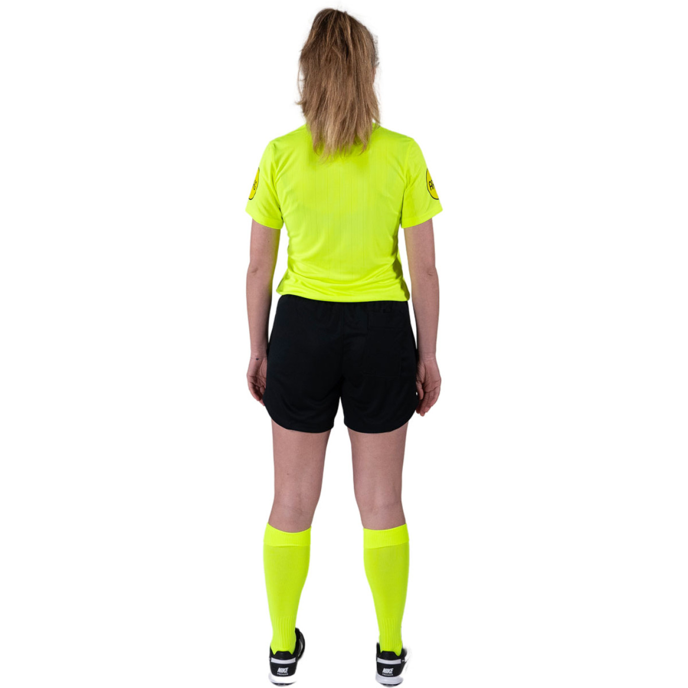 Nike KNVB Scheidsrechterstenue 2024-2026 Dames Neongeel Zwart