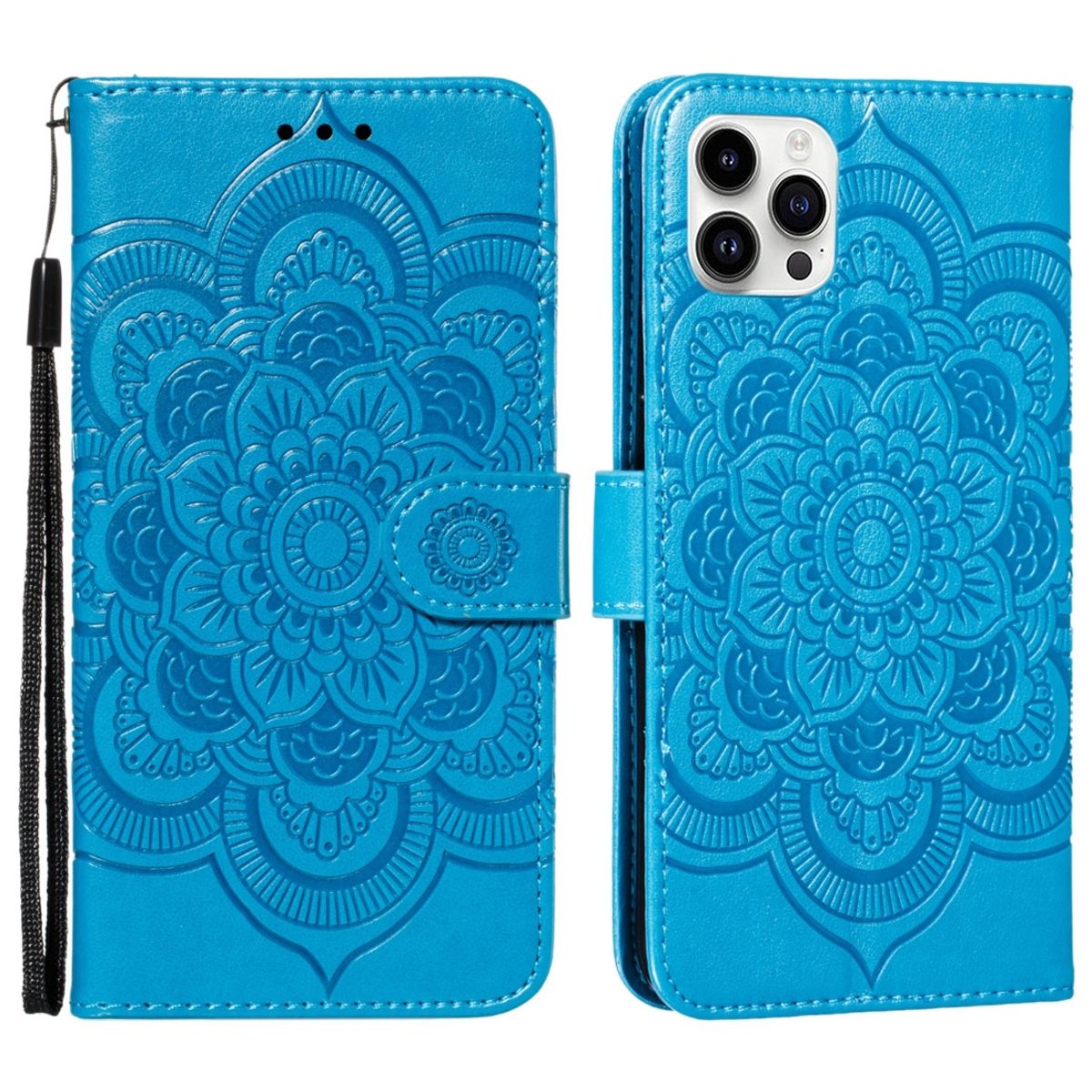 Schutz Handy Hülle für Apple iPhone 15 Pro Max Case Cover Klapp Tasche Wallet