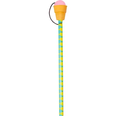 Die Spiegelburg Bleistift mit Radier-Topper Bunte Geschenke, 1 Stück, 3-fach sortiert