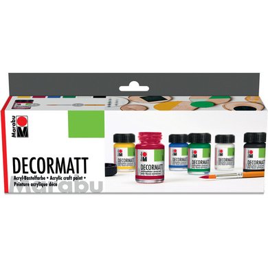 Peinture acrylique 'Decormatt', kit de démarrage
