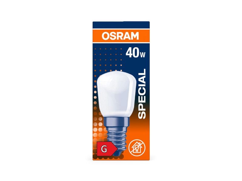 OSRAM Lampe Special Oven T FR 40W 230 V E14 Warmweiss Glühlampe für Ofenbeleuchtung