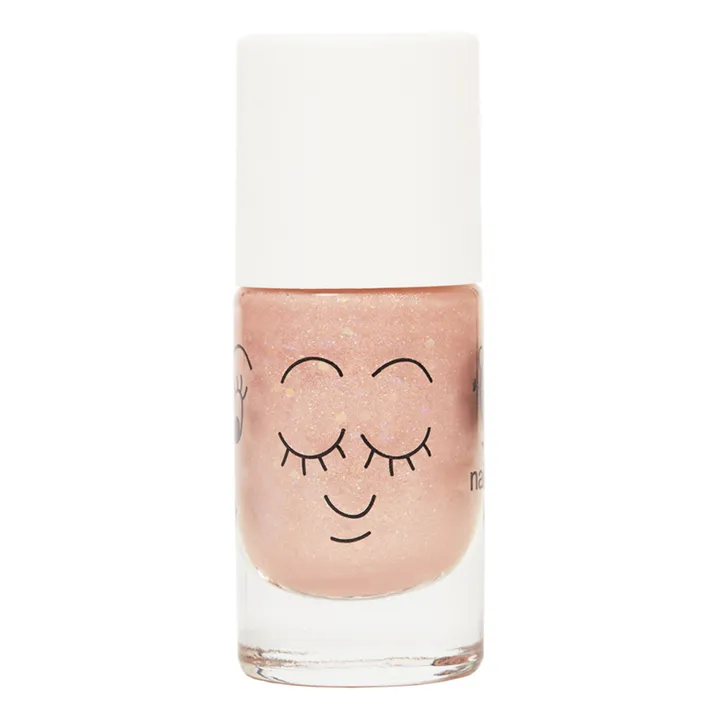 Nailmatic Kids Vernis Peachy pailleté - 8 ml | Rose pêche
