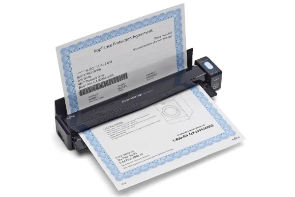 Ricoh ScanSnap iX100 - Scanner med papirfødning - Contact Image Sensor (CIS) - 216 x 863 mm - 600 dpi x 600 dpi - USB 2.0, Wi-Fi