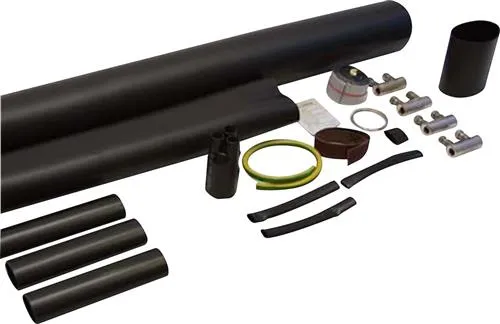 MELBYE 1 kV krympemuffe plast-papir med skruemufferMPP-D 13 4X150-240 mm² for Al/Cu Sekskant skruehoved SW19