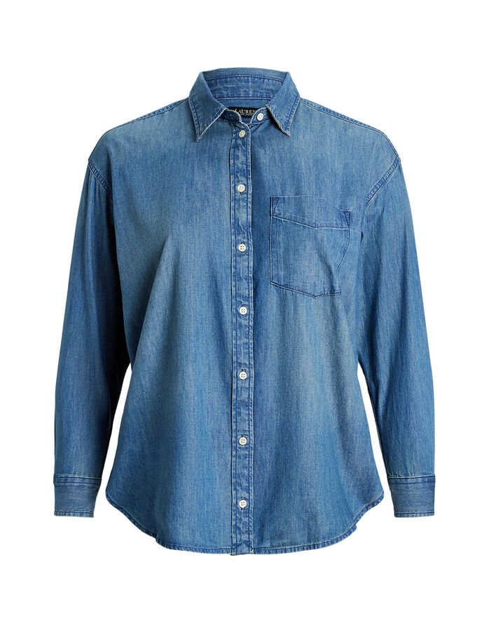 Lauren Ralph Lauren 2X1 DENIM-SHIRT Autumn blue wash