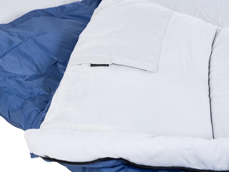 KOOR Schlafsack Baaba 950 Blau 80 x 220 cm Warmer und bequemer Mumienschlafsack