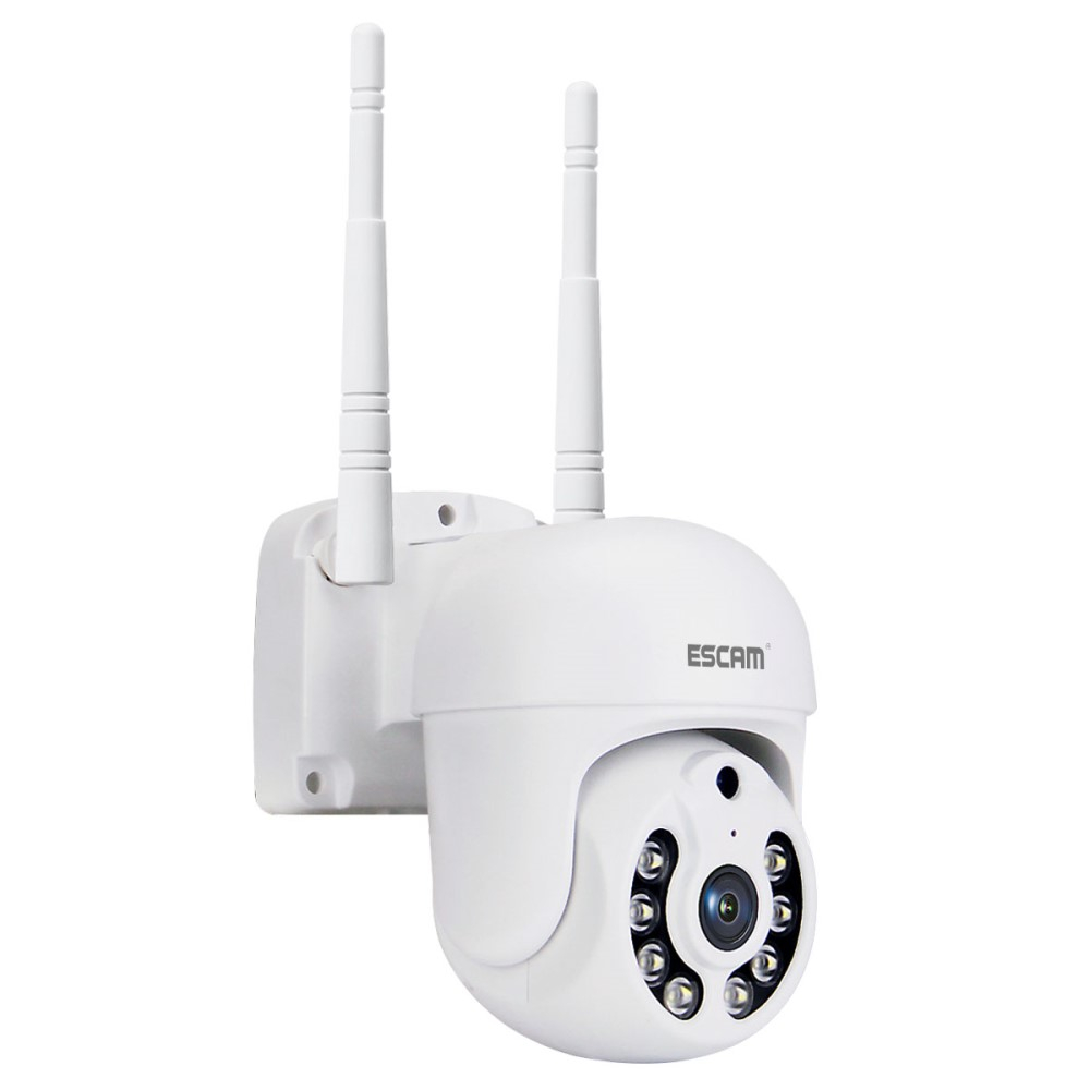 (3MP) 4x WiFi Internet IP NVR Überwachungskamera FullHD 1080p IR LED's Nachtsicht & Bewegungserkennung / Audio / IP66 (iOS/Android)