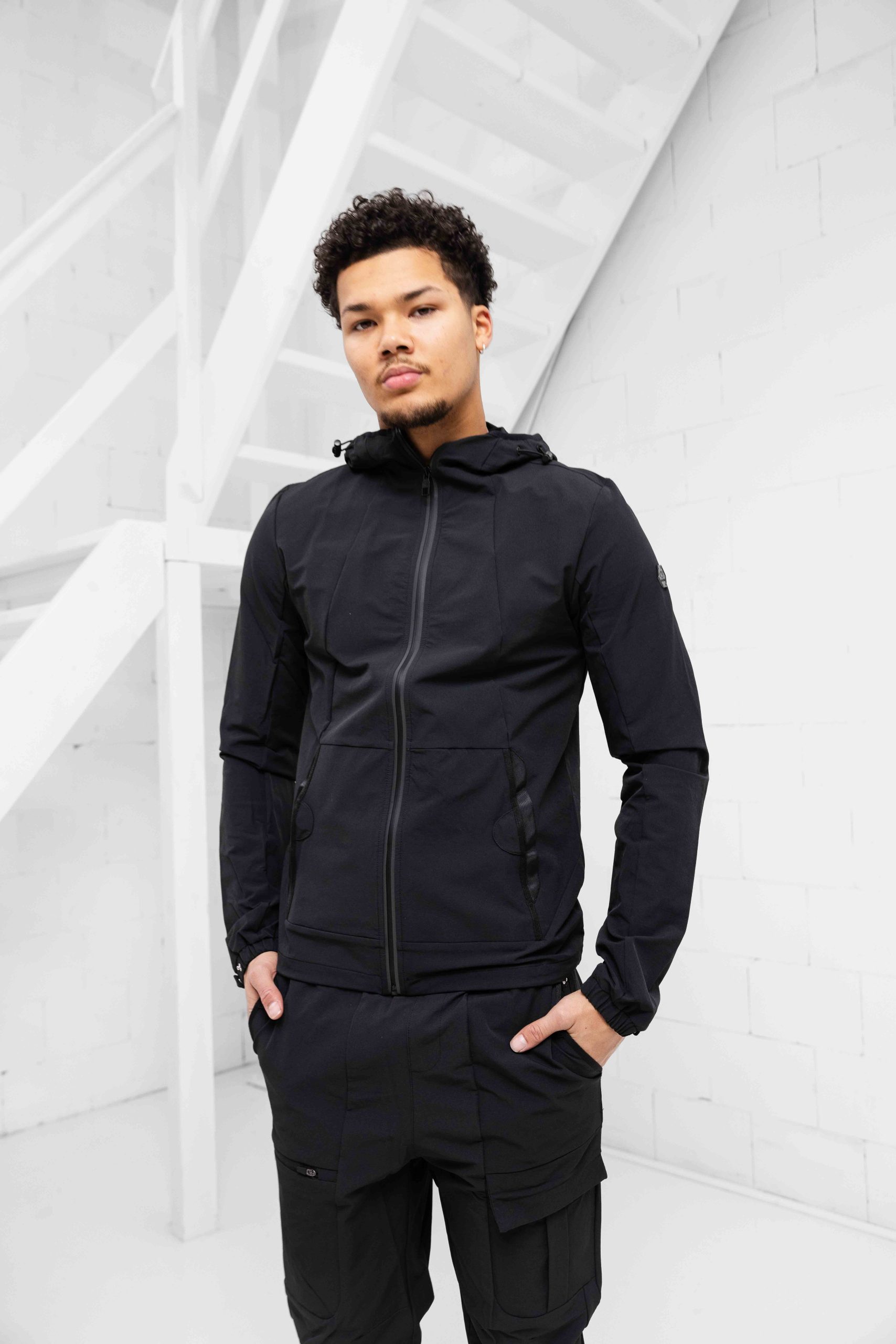 Cruyff Kreo Woven Trainingspak Heren Zwart