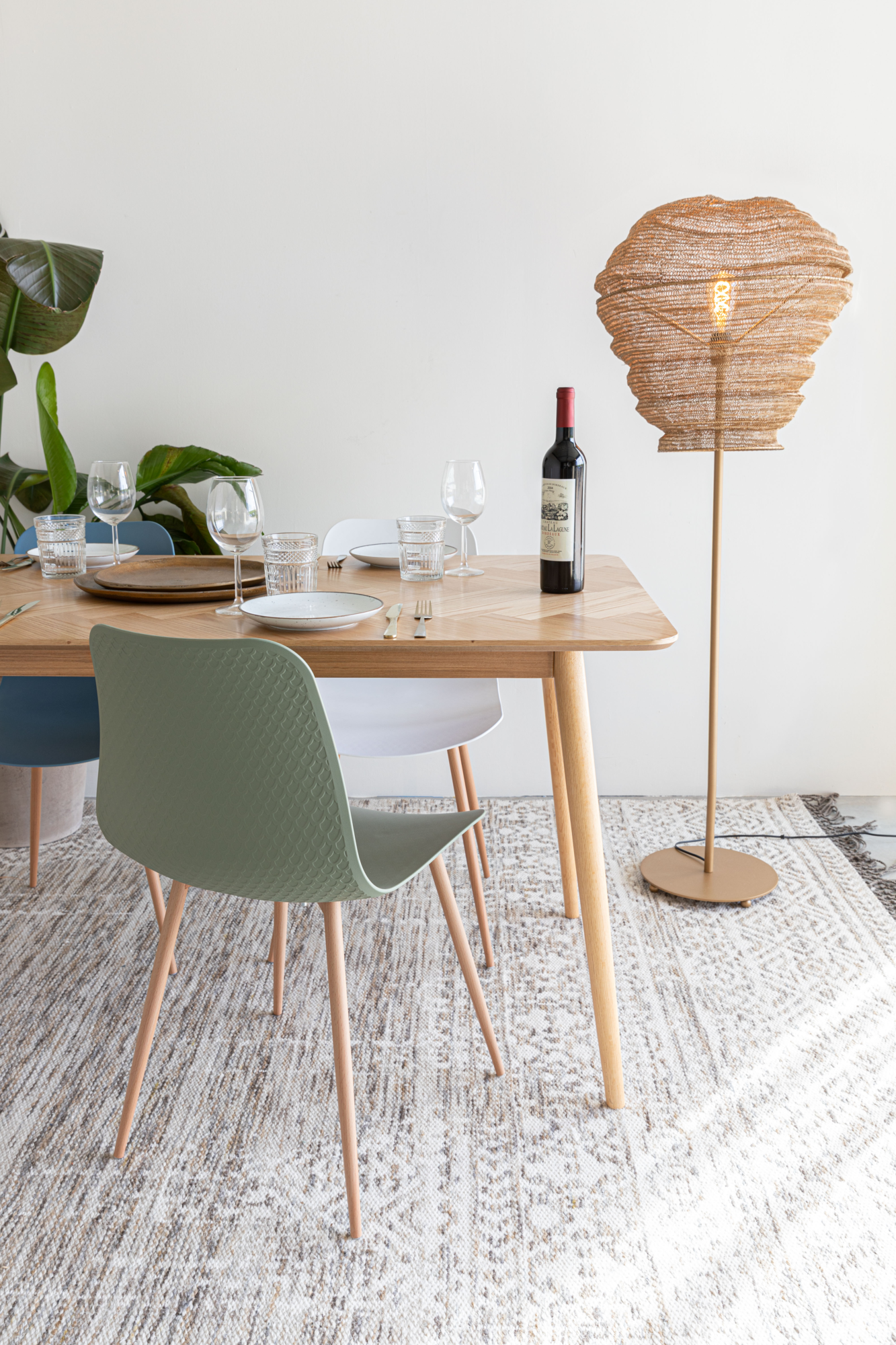 Eettafel Fabio naturel 180 x 90 cm
