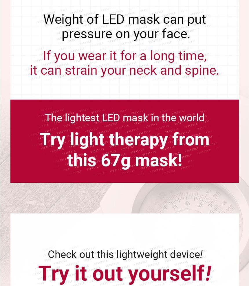 ECLAIR - LED-therapiemasker