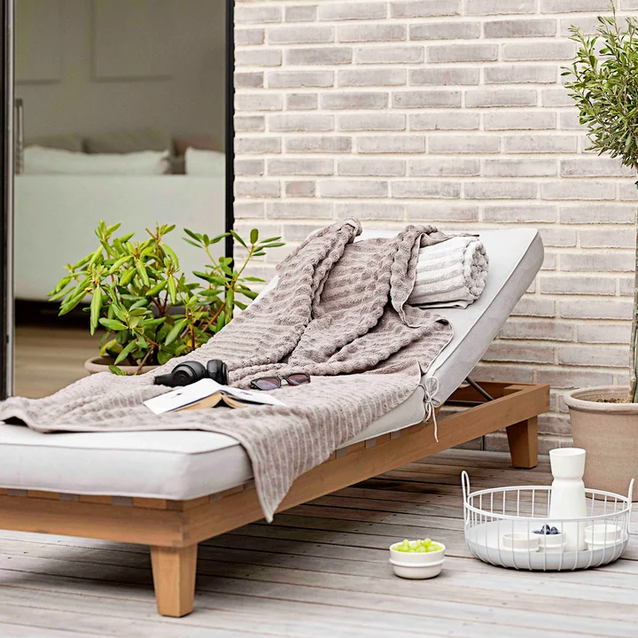 Zone Denmark - Inu Strandtuch, 180 x 100 cm, taupe